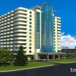 Architectural visualization Hotel Airport Trade Centre in Toronto by toronto3d.ca